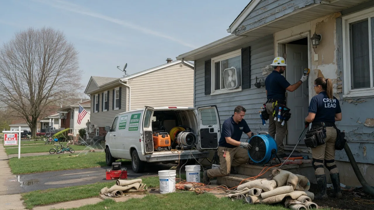 Flood Cleanup in Sussex, NJ near me